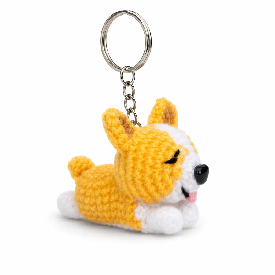 Breloczek Corgi - Splot Twins, ręcznie robione