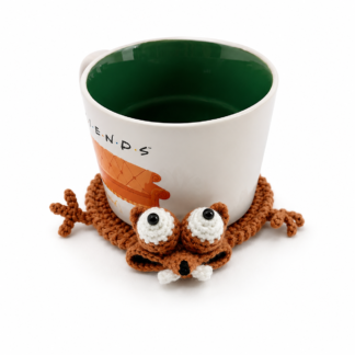 Szydełkowa podkładka wiewiórka handmade Splot Twins
